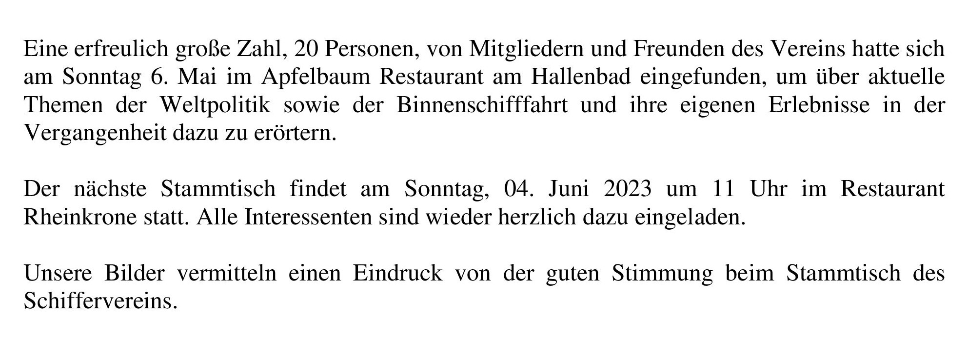 Familienstammtisch 06052023